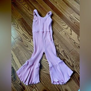 Toddler bell bottom romper
